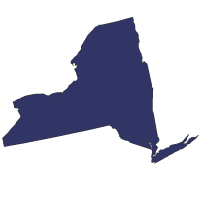 New York state map