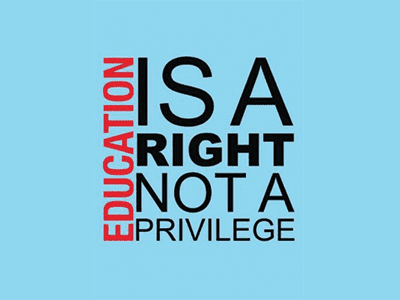 education is a right not a privilege