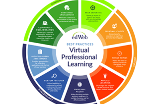 Nine best practices of virtual professional learning