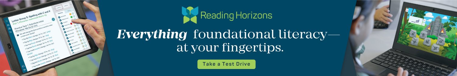 Reading Horizons. Everything foundational literacy at your fingertips. 