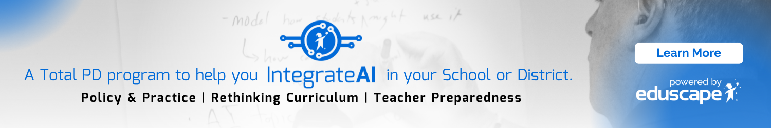 A total PD program to help you integrate AI in your school or district 