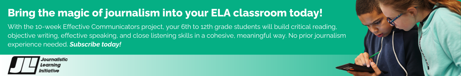 Bring the magic of journalism into your ELA classroom today!