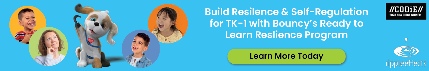 Build Resilience & Self-Regulation for TK-1 with Bouncy's Ready to Learn Resilience Program