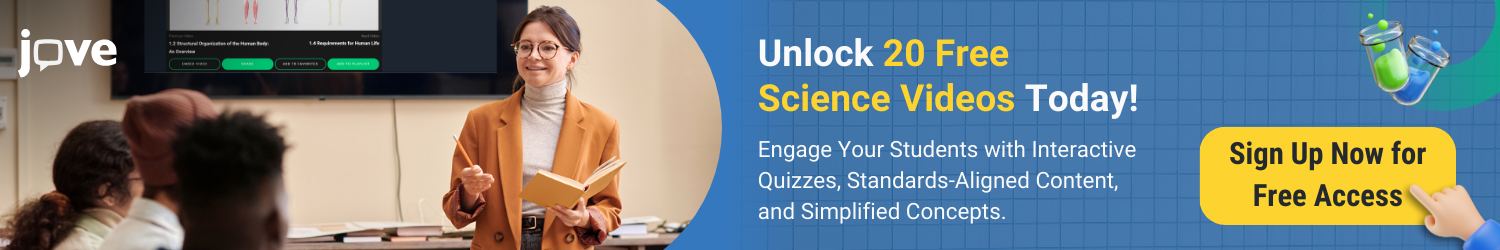 Unlock 20 free science videos today!