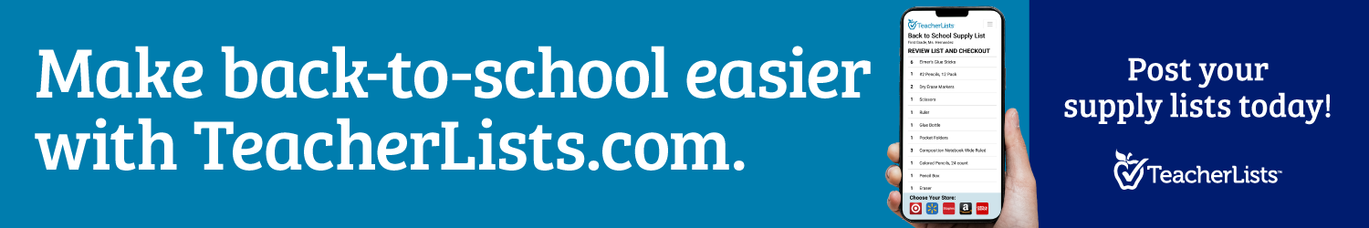 Make back-to-school easier with TeacherLists.com