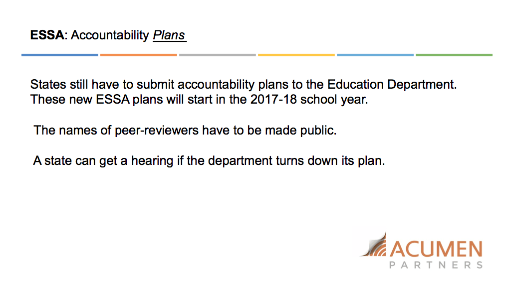 Accountability plans