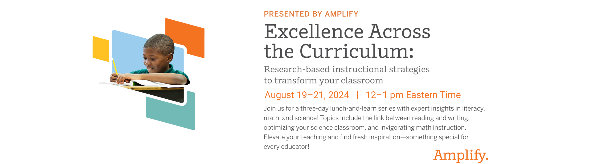 Amplify Excellence Across the Curriculum Week 2024