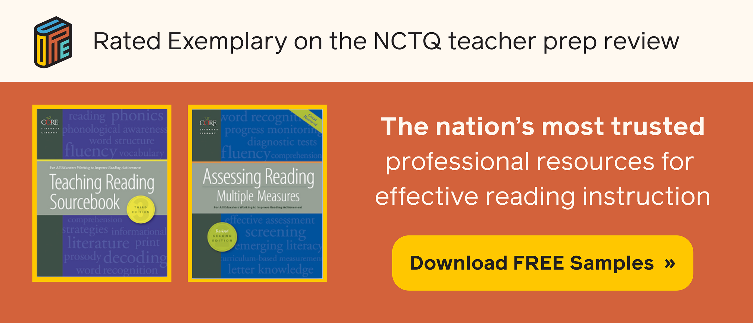 Rated Exemplary on the NCTQ teacher prep review. The nation's most trusted professional resources for effective reading instruction.
