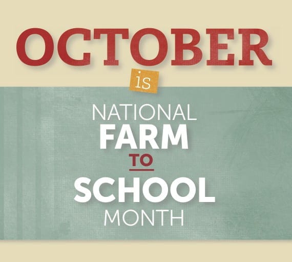 Click the image to view the webinar "Celebrate National Farm to School Month."