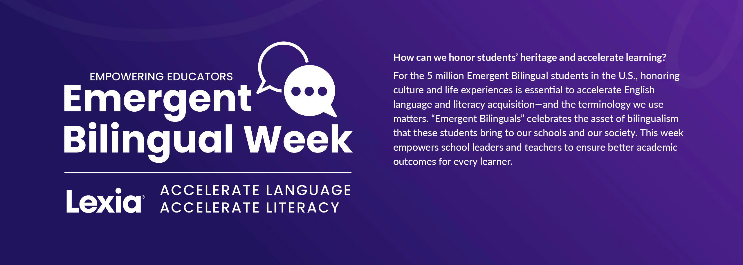 Emergent Bilingual Education Week