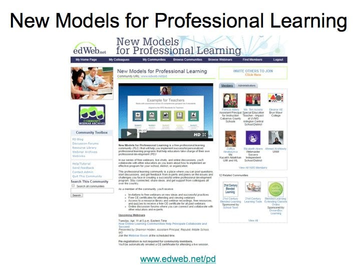 New Models professional learning community