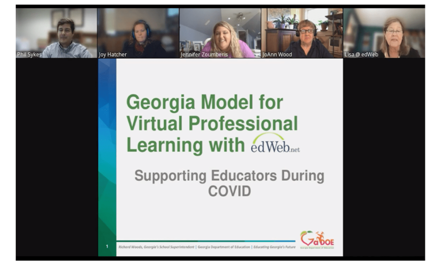 Georgia Model for Virtual Professional Learning: Supporting Educators During COVID edWebinar image
