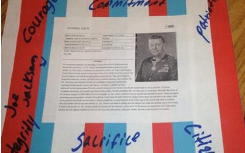 Honoring Our Veterans Through Lessons and Student-Planned Events