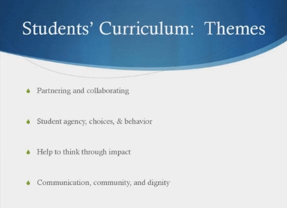Student privacy curriculum themes