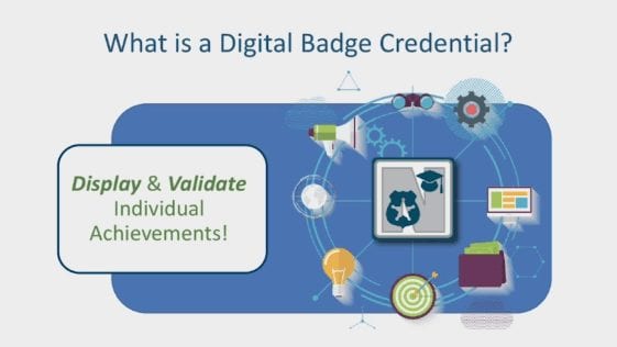 Digital Badge Credentials edWebinar image