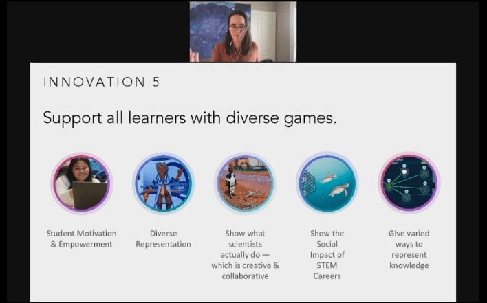Supporting Next Generation Science Standards (NGSS) Learning with Video Games edWebinar recording link