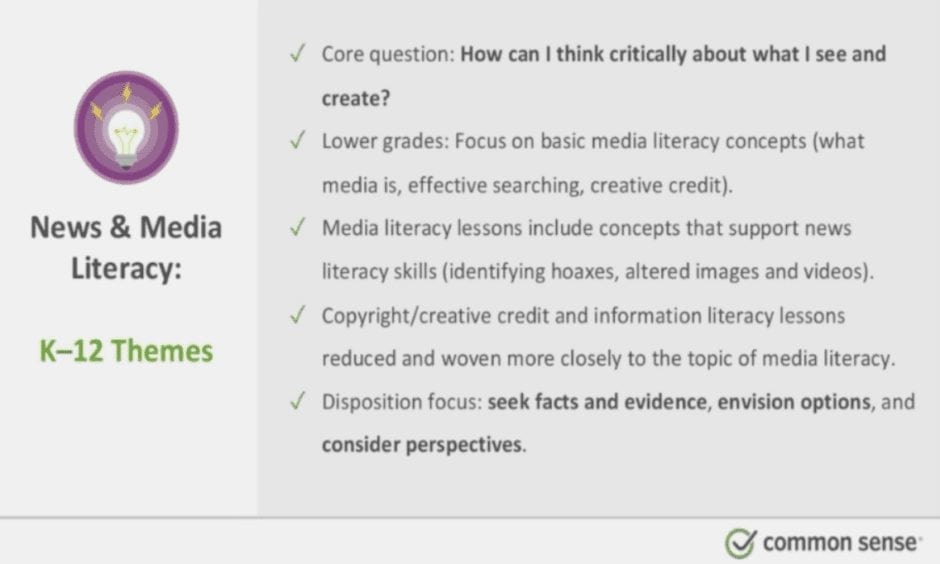 Teaching News and Media Literacy in an Election Year edWebinar image