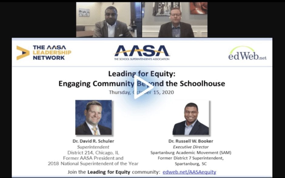 Leading for Equity: Engaging Community Beyond the Schoolhouse edWebinar recording link