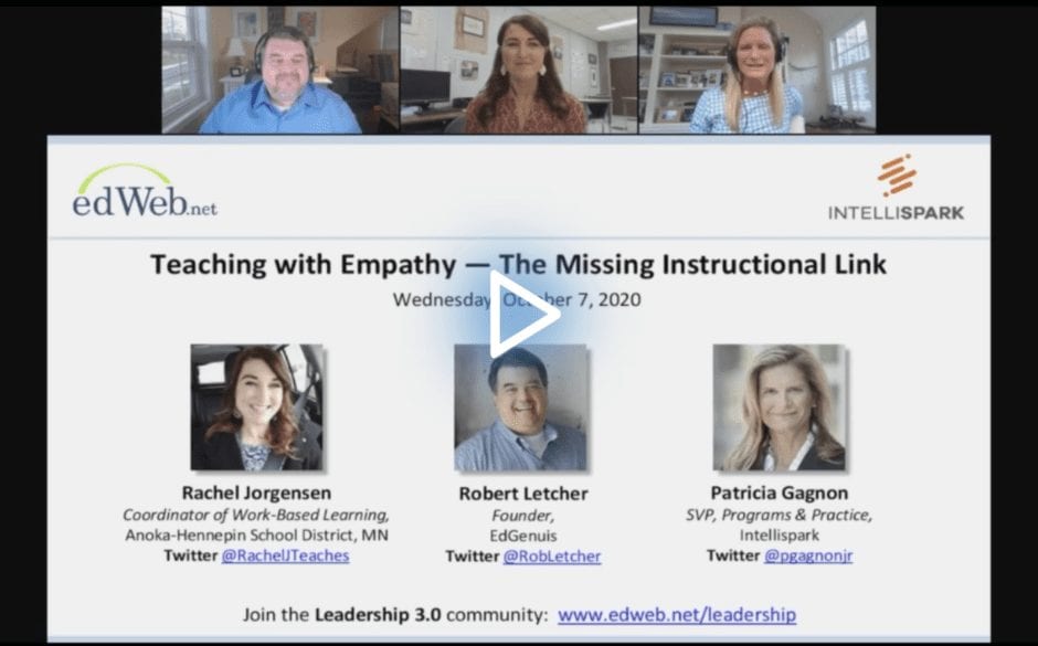 Teaching with Empathy — The Missing Instructional Link edWebinar recording link