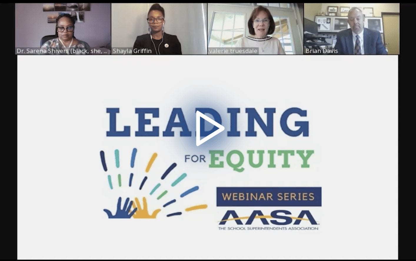AASA Leading for Equity: Michigan’s Journey to Create Social Justice Leaders Through Diversity, Equity and Inclusion edWebinar recording link