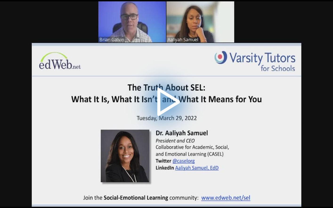 The Truth About SEL: What It Is, What It Isn’t, and What It Means for You edLeader Panel recording link