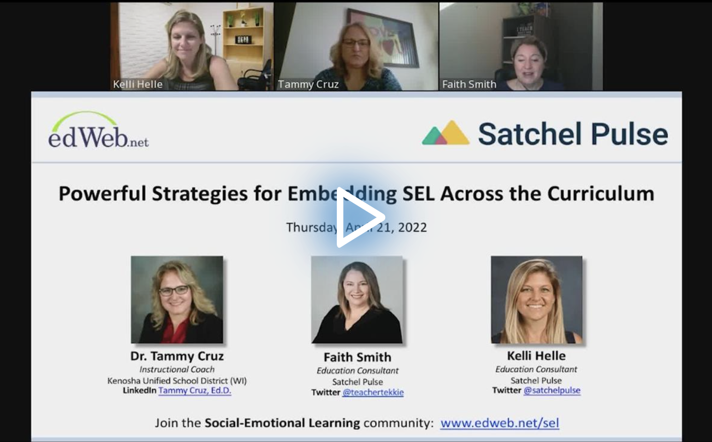 Powerful Strategies for Embedding SEL Across the Curriculum edLeader Panel recording link