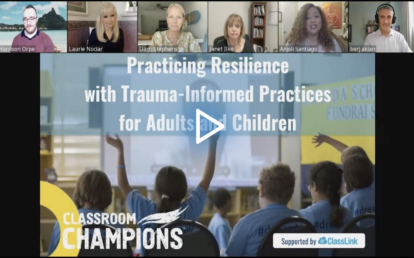 Practicing Resilience with Trauma-Informed Practices for Adults and Students edLeader Panel recording image
