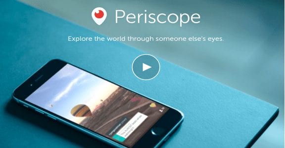 Using Periscope to Stream Educational Content to Students