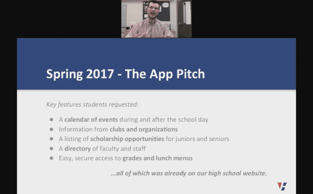 Student-Run App edWebinar recording link