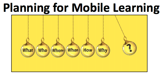 Planning for Mobile Learning
