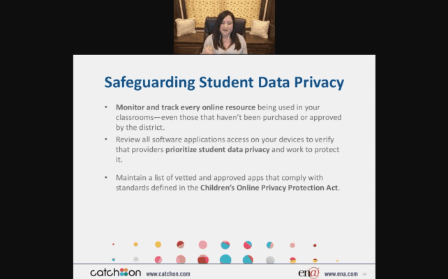 Student Data Privacy edWebinar recording link