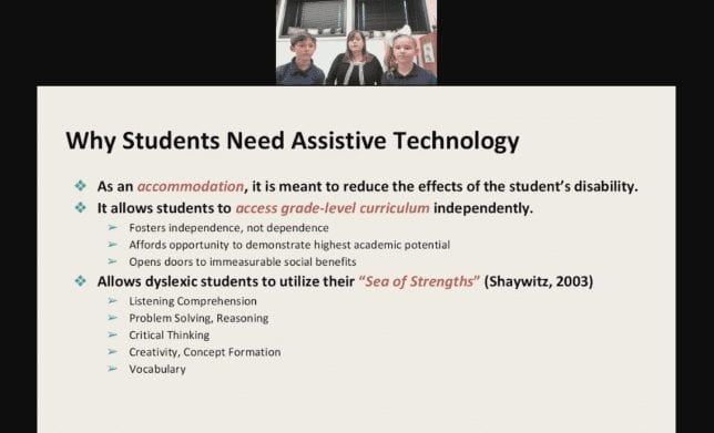 Turn Struggling Readers Into Leaders Using Assistive Technology edWebinar recording link