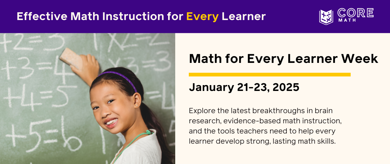 Math for Every Learner Week 2025