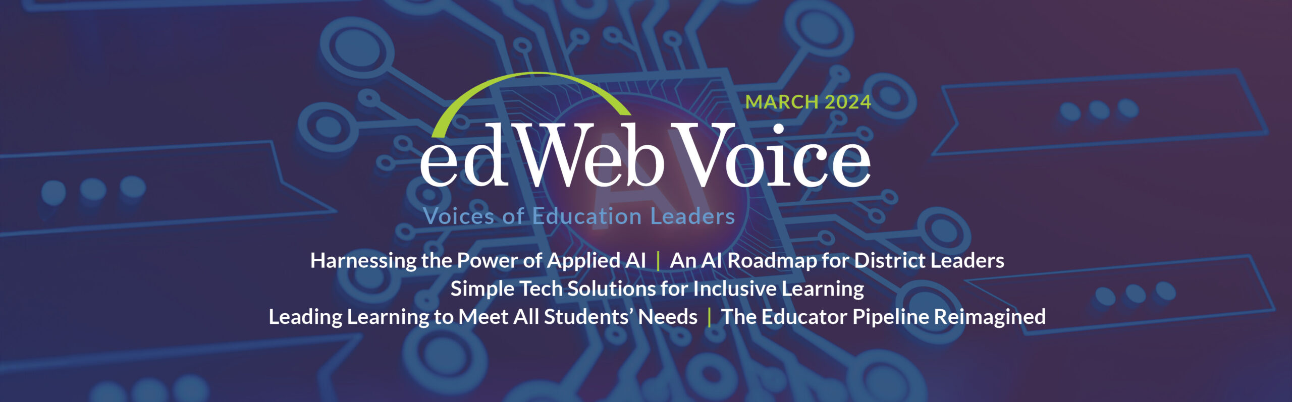 edWeb Voice Monthly Page