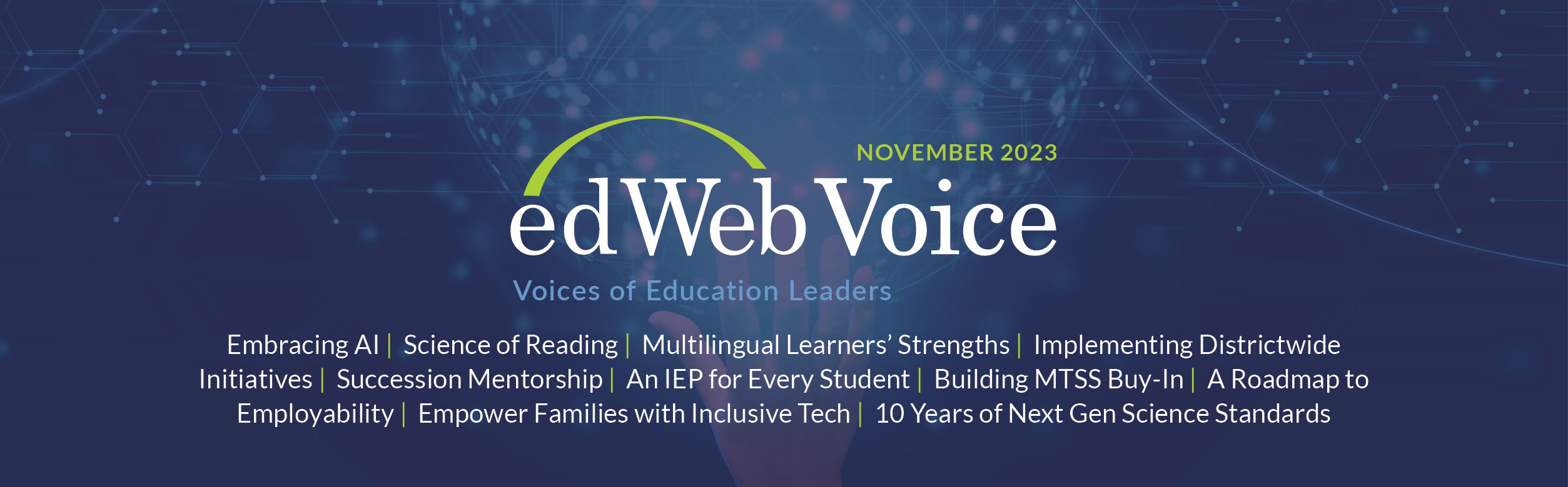 edWeb Voice Monthly Nov