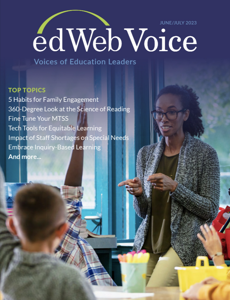 edWeb Voice June/July magazine cover