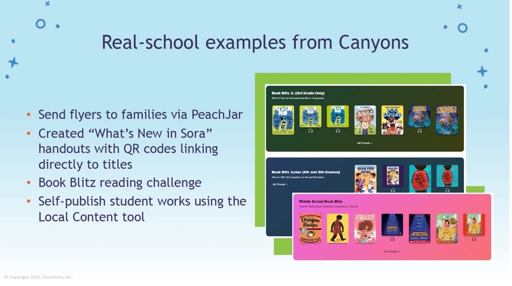 Real school examples from Canyons
