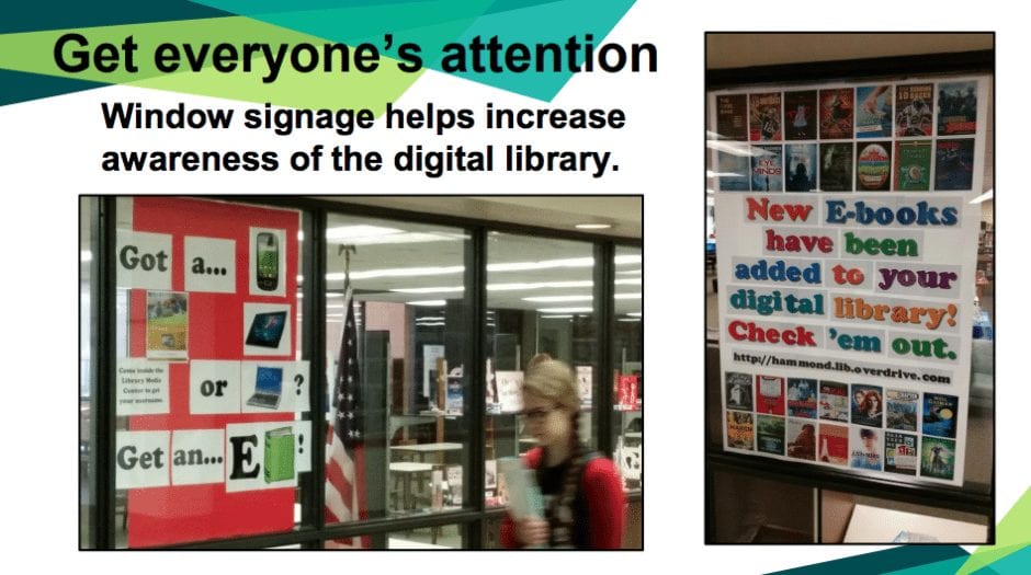 More signage helps increase awareness